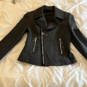 T Tahari moto jacket size XS